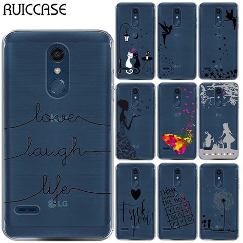 Love Laugh Life Soft Tpu Case For Coque Lg Aristo 2 Butterfly Tinker