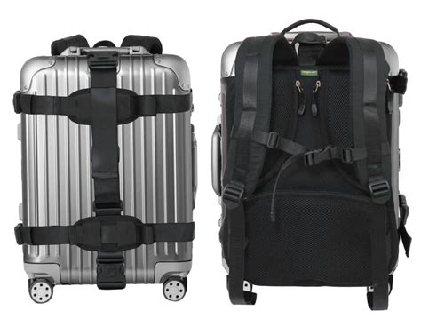 Hardcasecarry On Trolley Luggage Backpack Conversion System Adjustabl