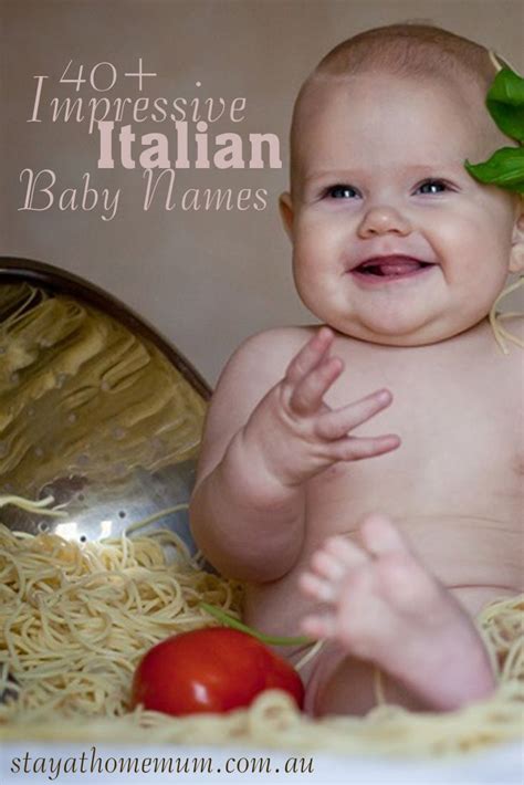 40 Impressive Italian Baby Names Stay At Home Mum Italian Baby