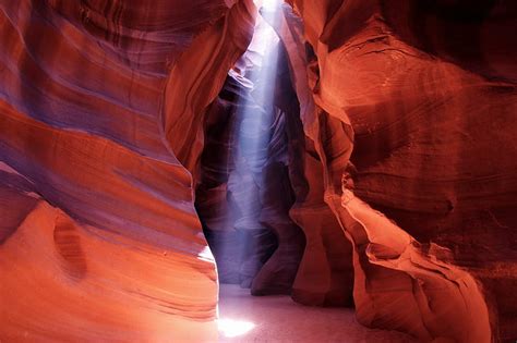Hd Wallpaper Antelope Canyon Red Canyon Cave Rock Sunlight