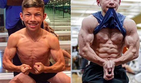 The Before And After Photos Of Tristyn Lee The Child Bodybuilder Hes