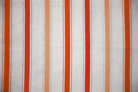 Striped Fabric Texture Orange On White Picture Free Photograph