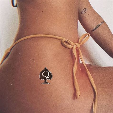 Queen Of Spades Temporary Tattoo Hot Sex Picture
