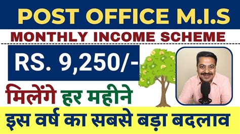 Post Office Monthly Income Scheme Pomis Explained Earn Stable Monthly Income Post Office Mis