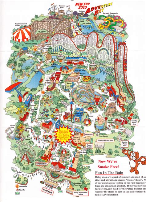 Adventureland 2010 Park Map