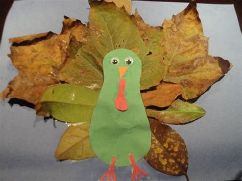 Thanksgiving Crafts For Kids Fall Leaves Turkey Craft Honey Lime