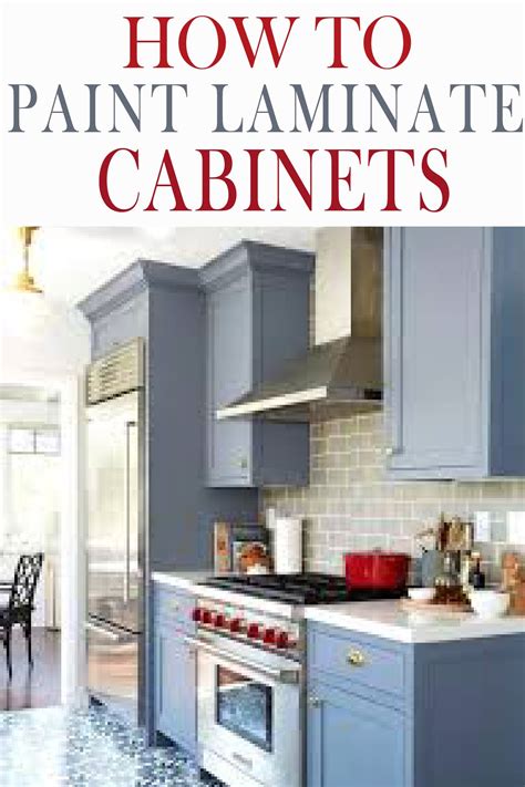 Individual pieces can be machined and assembled much like a wood door. How to Paint Laminate Cabinets | Painting laminate ...
