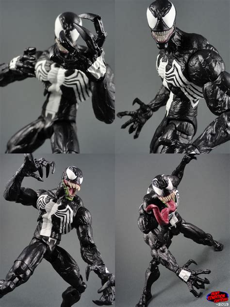 Custom Eddie Brock Venom Super Posable W Multiple Attachments Marvel