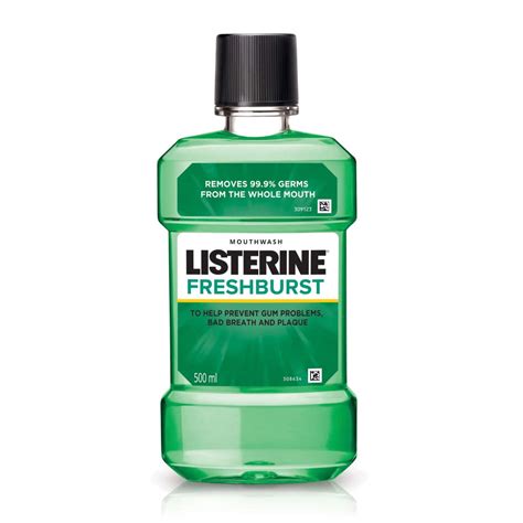 listerine® freshburst mouthwash listerine® antiseptic mouthwash rinse and oral care products