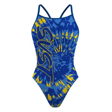 Sun Valley Swim Team Fv Skinny Strap Swimsuit Q Team Store
