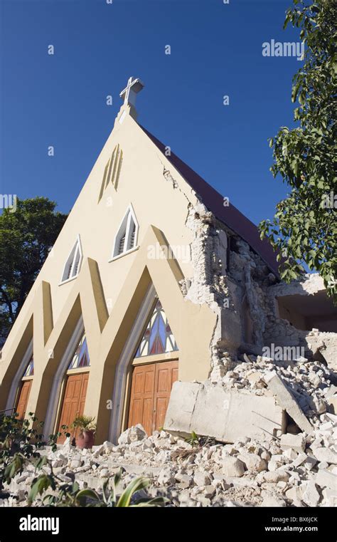 St Therese Church January 2010 Earthquake Damage Port Au Prince