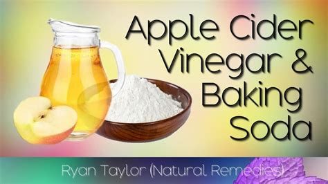 Apple Cider Vinegar And Baking Soda Drink Benefits Daily Youtube