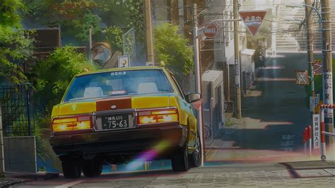 Anime Landscape Taxi City Urban Kimi No Na Wa 2048x1152