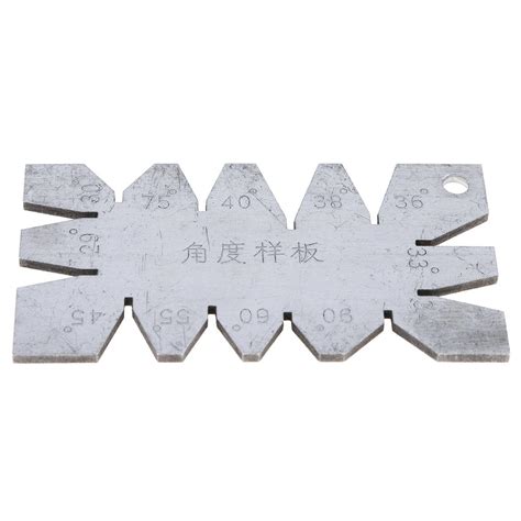 1pc Screw Thread Sliver Stainless Steel Cutting Angle Gage Gauge