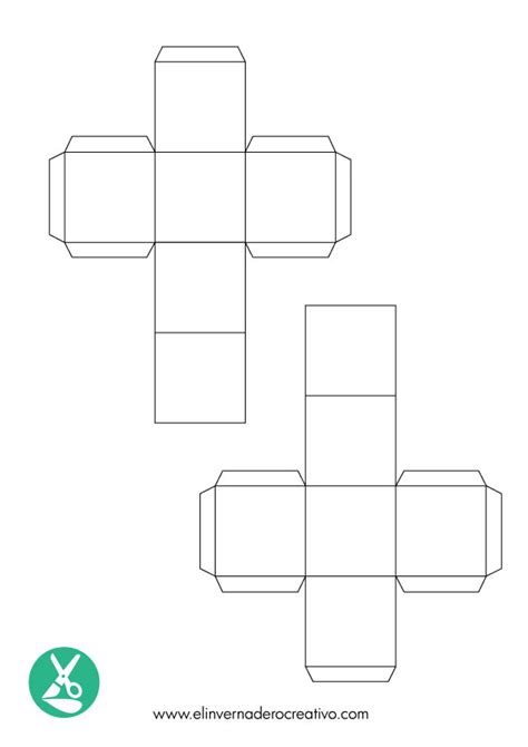 Plantilla Como Hacer Un Cubo Ouiluv