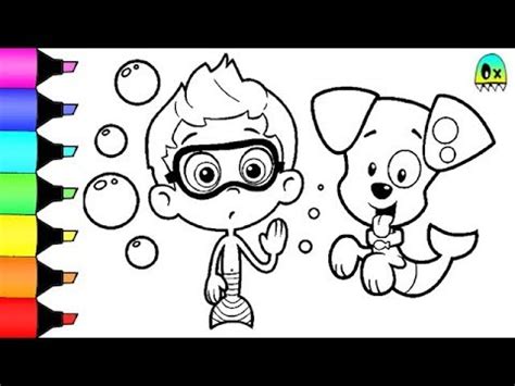 Download these pages and print them out for your preschooler to enjoy. Bubble Guppies Nick Jr. Coloring Pages Children learn how ...
