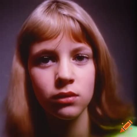 70s teen girl in vhs footage