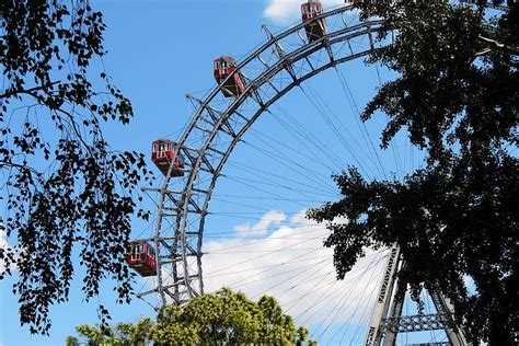 Hd Wallpaper Vienna Prater Ferris Wheel Sky Amusement Park Ride