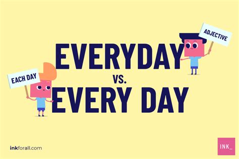 Everyday vs. Every day: Here's how to Pick the Correct Word - INK Blog
