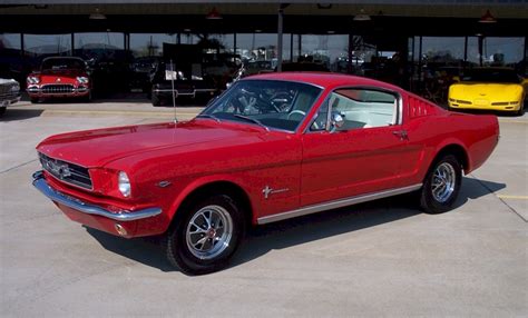 Rangoon Red 1965 Ford Mustang Fastback Photo Detail