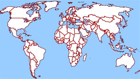 World Blank Map With Rivers By Dinospain On Deviantart A Blank Map