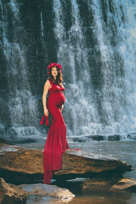 pin on our romantic dramatic waterfall maternity shoot with moonfire photo