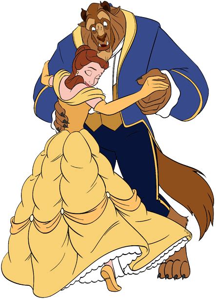Belle And The Beast Clip Art Disney Clip Art Galore