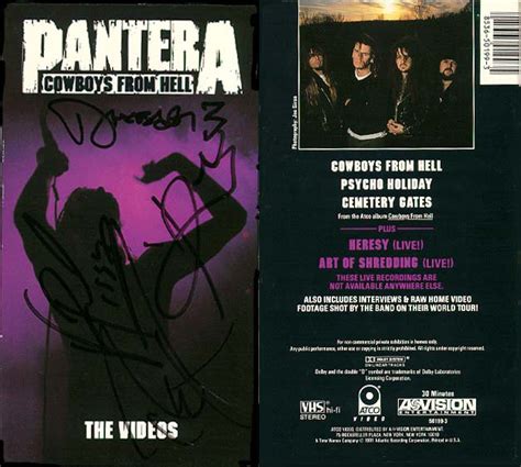 Horns Up Rocks 22 Years Ago Pantera Released Cowboys From Hell The