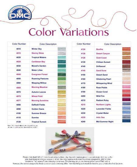 Dmc Color Variations Thread 8m Skein Variegated Embroidery Floss Select Colour Ebay