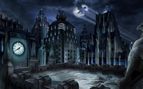 Gotham City Urban Landscape Wallpaper 2560x1600 Download