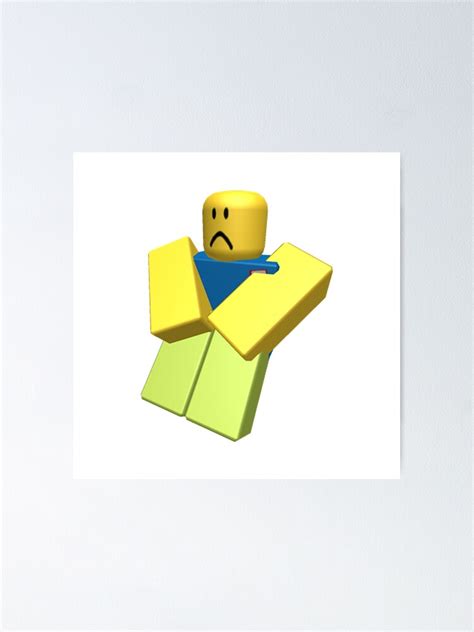 Roblox Sad Poster For Sale By Swoolkanebo Redbubble