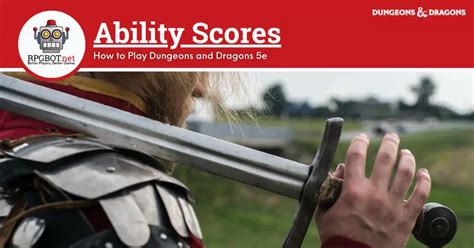 Ability Scores How To Play Dnd 5e Rpgbot