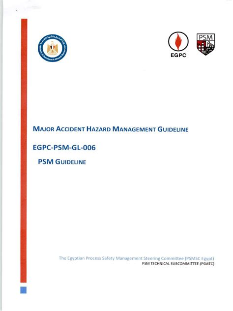 Major Accident Hazard Management Guideline Pdf