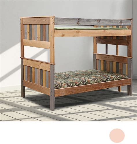 Pine Cliffs Multi Color Xl Twin Bunk Bed