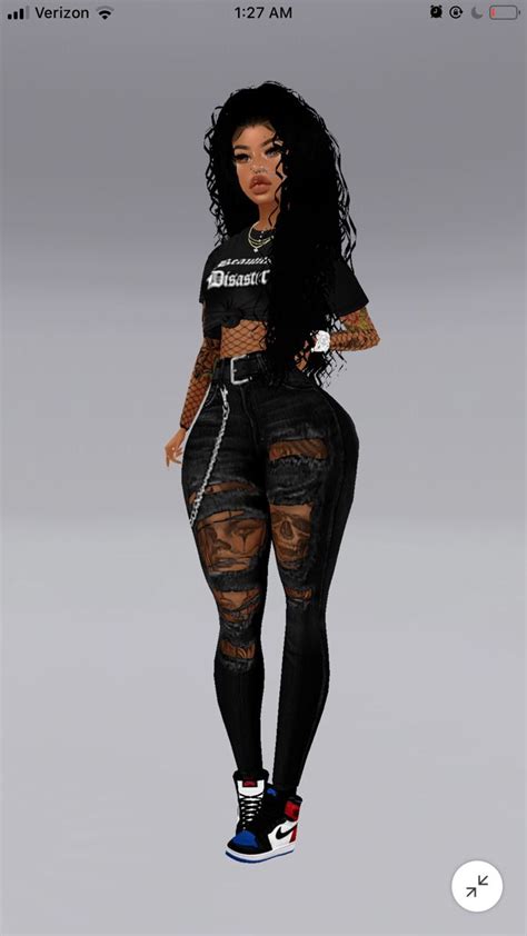 Beautiful Disaster Imvu Outfits Ideas Cute Black Girl Cartoon Black