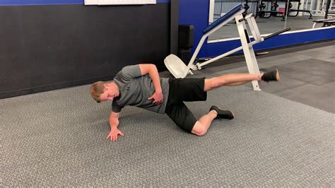 Side Plank On Knees With Hip Abduction Youtube