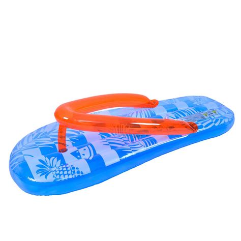 Pool Central 65 In Jumbo Inflatable Flip Flop Pool Float 33377592