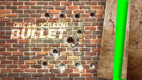 Bullet Hits Greenscreen Bluescreen Footage Hd Youtube