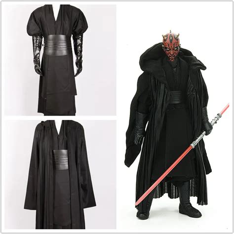 star wars darth maul tunic robe costume for men and women halloween cosplay costumes costume for