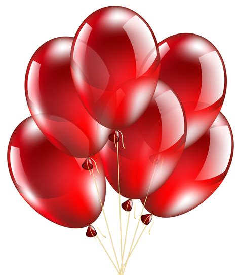 Realistic Red Balloon Png A Balloon Is A Flexible Bag That Can Be