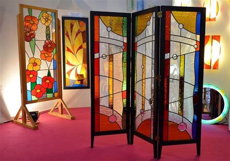 PARAVENT VITRAIL CONTEMPORAIN | Stained glasses, Stained ...
