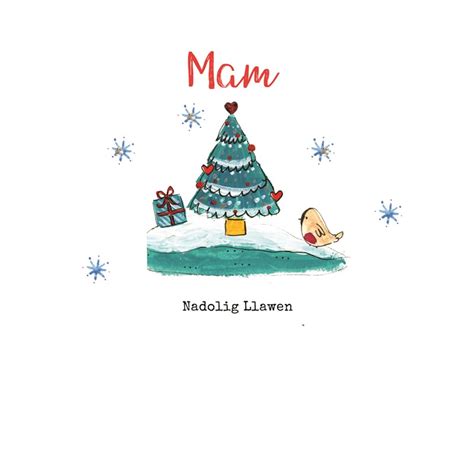 Cards Welsh Mam Christmas Card Laura Sherratt Designs Ltd