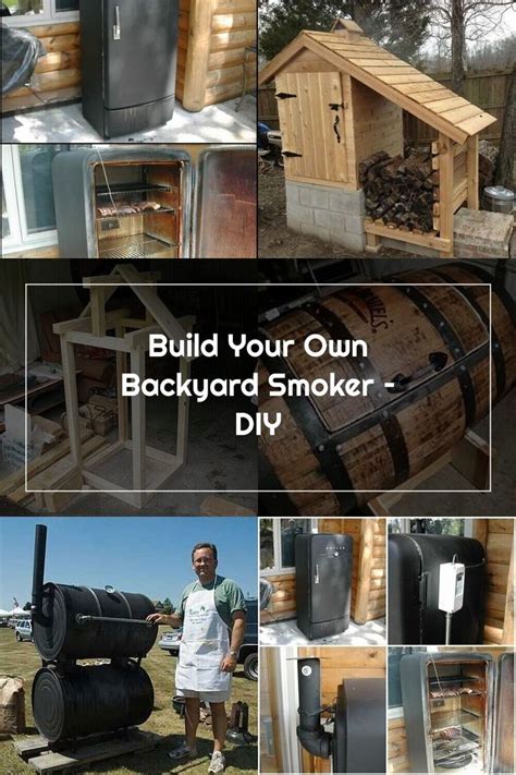 Build Your Own Backyard Smoker Diy In 2020 Backyard Smokers Smoker