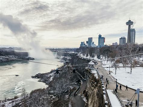 Witness The Breathtaking Beauty Of The Snow And Ice Of The Niagara