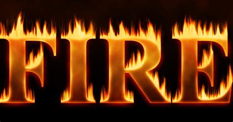 Fire Text Effect Psd File Free Photoshop Brushes At Images