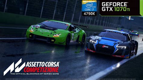 Assetto Corsa Competizione Early Access GTX 1070 Ti I7 4790K PC