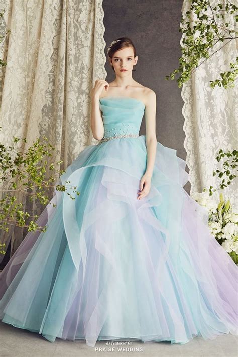 20 Beautiful Pastel Wedding Gowns Design Ideas Gowns Dresses Ball
