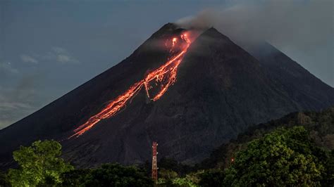 Mount Merapi Most Active Volcano In Indonesia