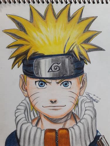 Dibujos A Lápiz Y Color Profesionales Naruto Shippuden - $ 300.00 en