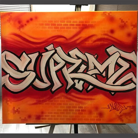 Custom Graffiti Canvas Personalized Graffiti Name Wall Art Etsy